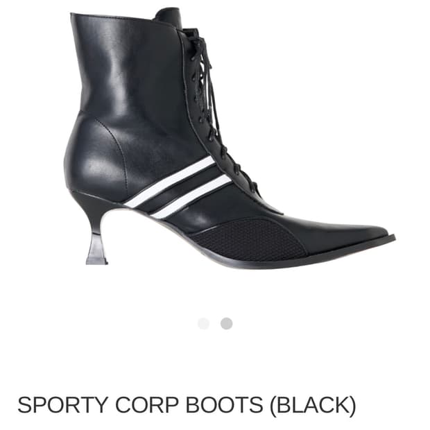 2000아카이브스 SPORTY CORP BOOTS (BLACK)