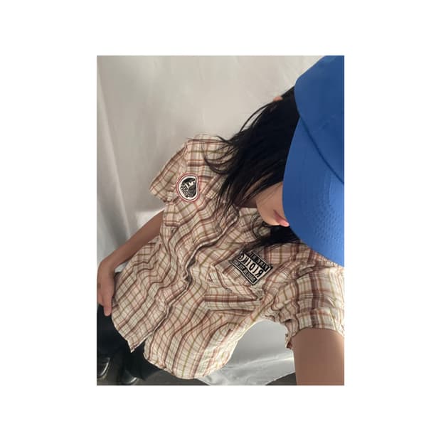 vintage check western shirt