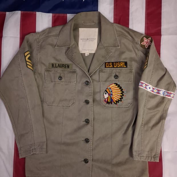 새제품급 오리지날 폴로 데님앤서플라이 인디언 셔츠