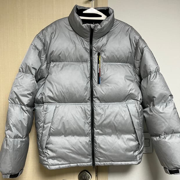 XXL 새제품) 살로몬 컨투어 다운 실버