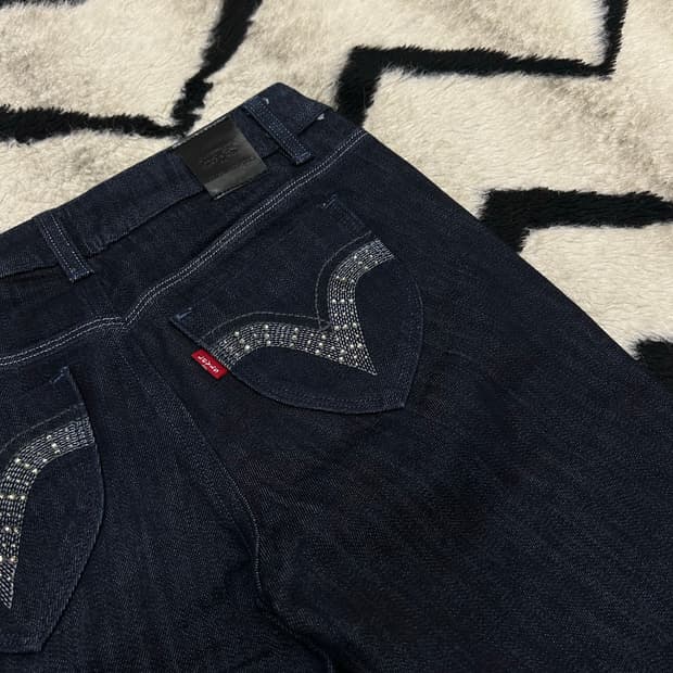 [25]리바이스 큐빅 부츠컷/진청/스판