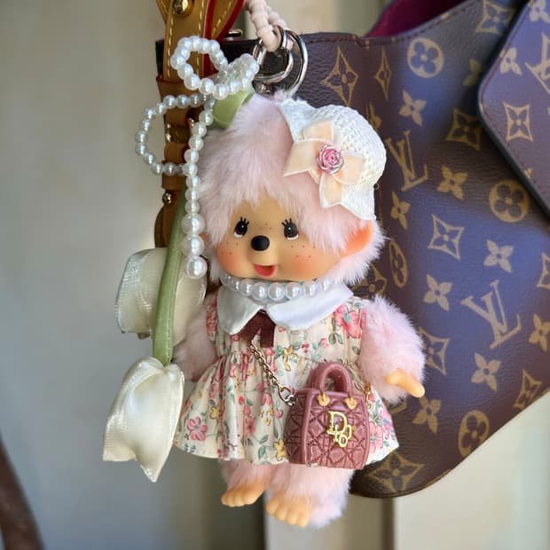 (84) ✨정품몬치치 커스텀키링 🌸로맨틱빈티지무드