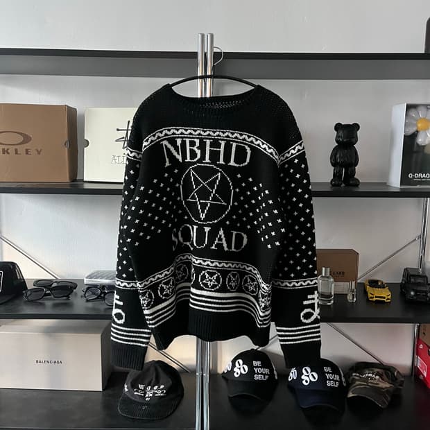 네이버후드 18FW 니트