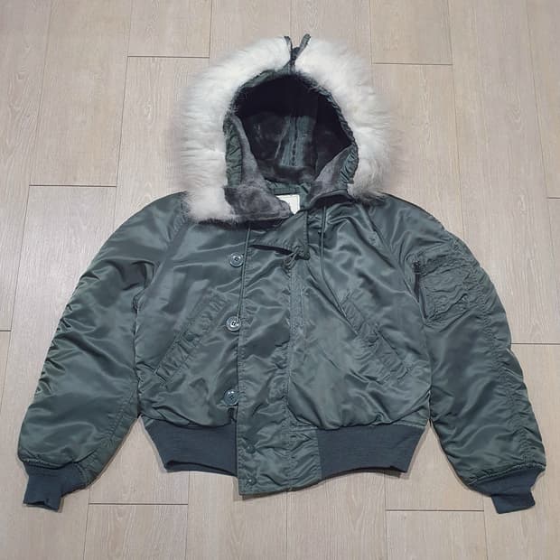 오리지널 n2b 플라이트 자켓 80s 군납 m 100-105