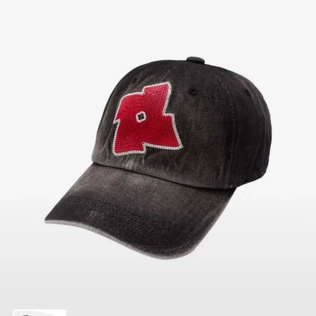 노쿨러스 플라워 로고 캡 다크 그레