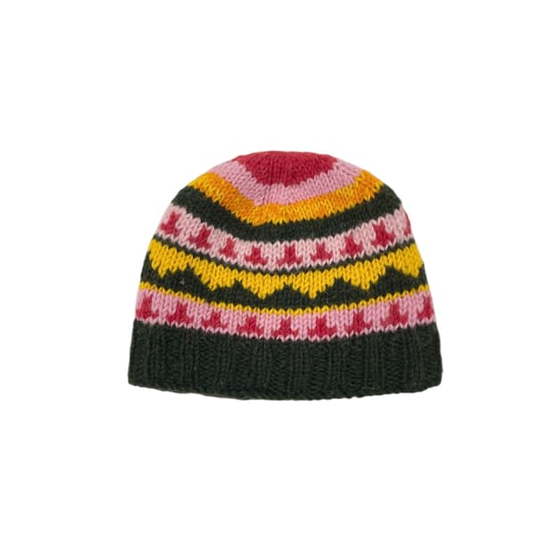 핸드니트 울 햇