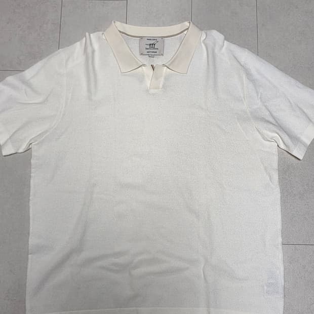 헨리코튼 니트웨어 아이보리 폴로셔츠 54사이즈 XL사이즈