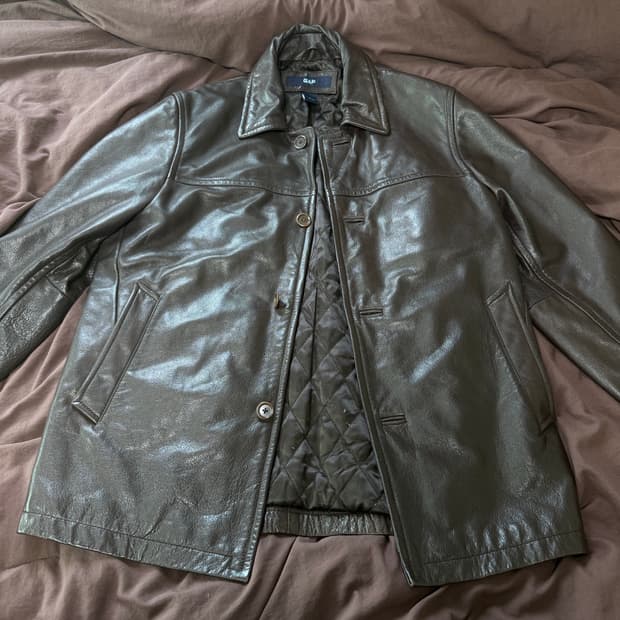 올드갭 레더 카코트 S