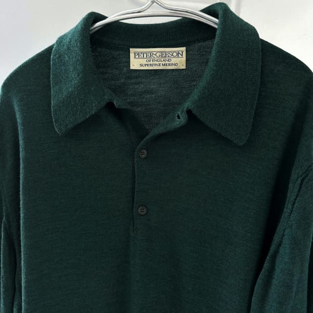 Superfinemerino wool polo knit 