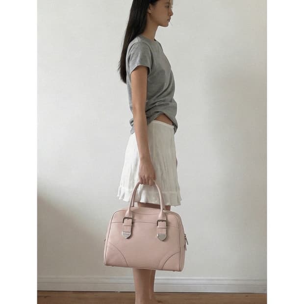 오이니 더포슬린 발렛 볼링백 핑크 ballet bowling bag