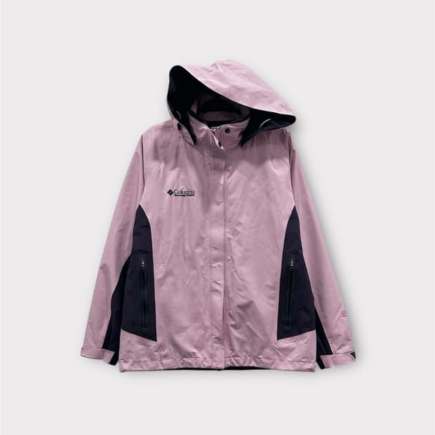 컬럼비아 핑크 고어텍스 바람막이 자켓 여성 M