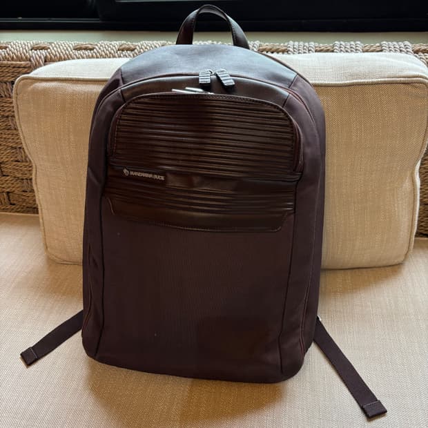 만다리나덕 바이커믹스 브라운 백팩 (노트북수납)