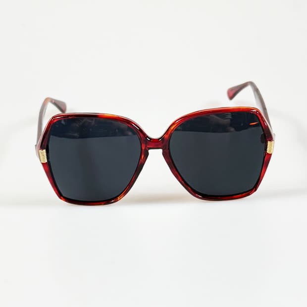 90s 토터스쉘 오버사이즈 스퀘어 프레임 빈티지 선글라스