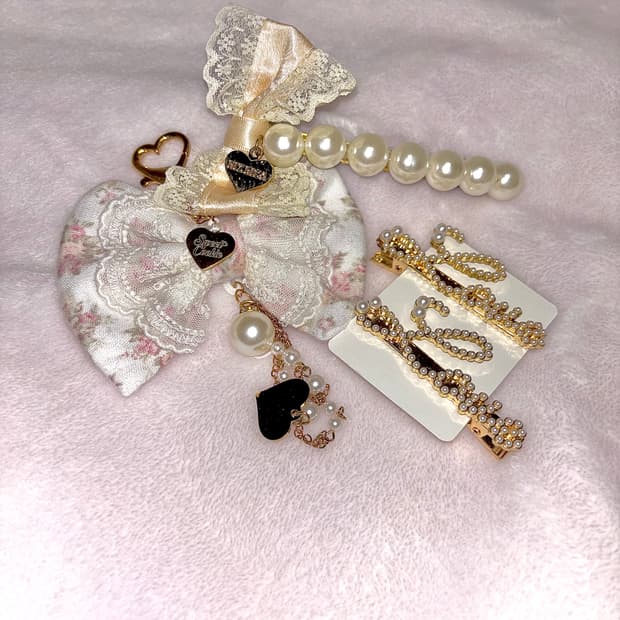 스쿠쿠 키링 리즈리사 헤어핀 세트 히메갸루 라떼갸루 