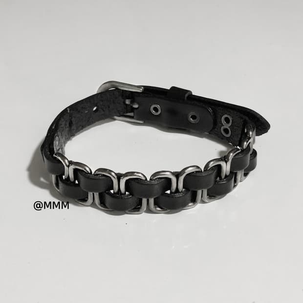 [Unisex] 빈티지 가죽 팔찌