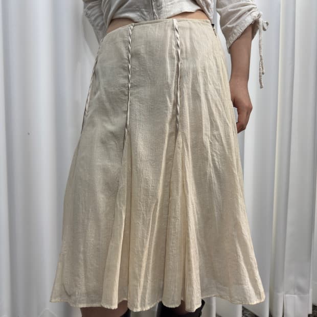 ined glitter design skirt