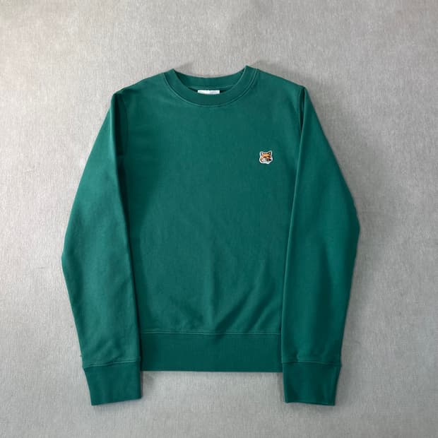 95 메종키츠네 폭스헤드 그린 맨투맨