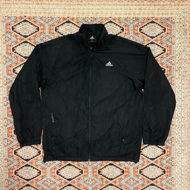 아디다스 삼각로고 블랙 바람막이 두산중공업 유니폼 남성100