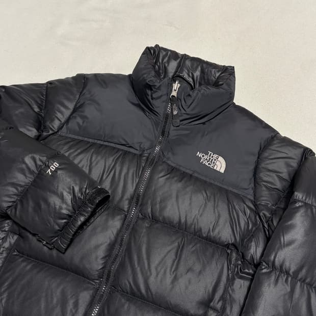 80 노스페이스 여성용 700 눕시 블랙 패딩