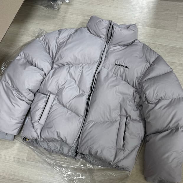 L] 노매뉴얼 패딩 그레이