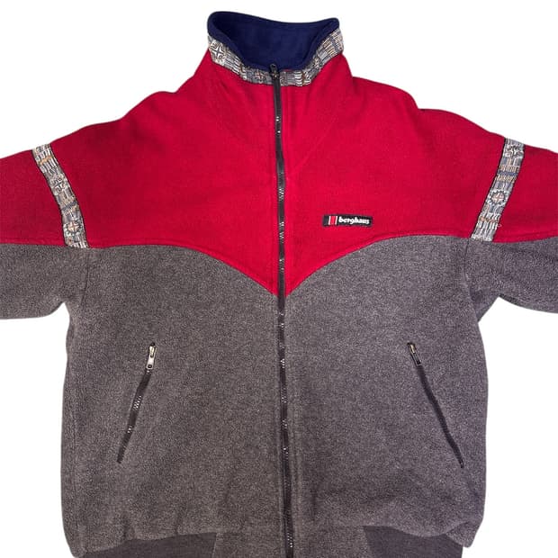 빈티지 8090s 버그하우스 Berghaus 집업플리스 M