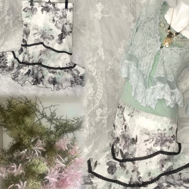 레이어룸빈티지 그런지페어리 세트 파우닝133 큐빈티지 와이즈걸 루카빈티지