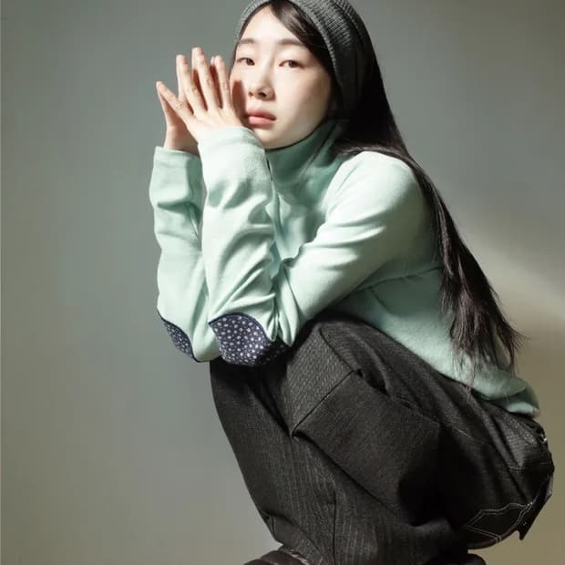 김아홉 daisy patch pola T (mint)