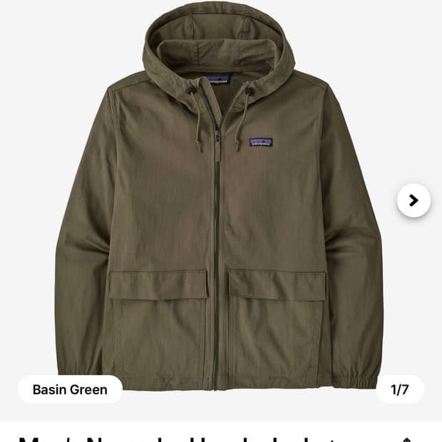 파타고니아 노매더 후드자켓 (카키)