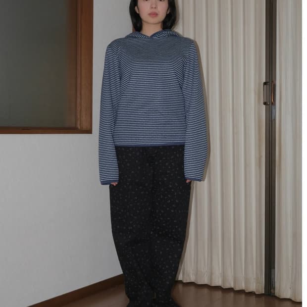 페스토 BIG POCKET PANTS BLACK FLOWER