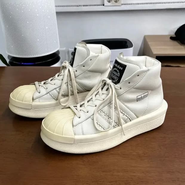 릭오웬스 아디다스 마스토돈프로 하이탑 240