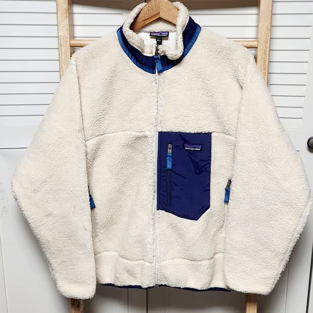 파타고니아 레트로 아이보리 후리스 플러스 자켓