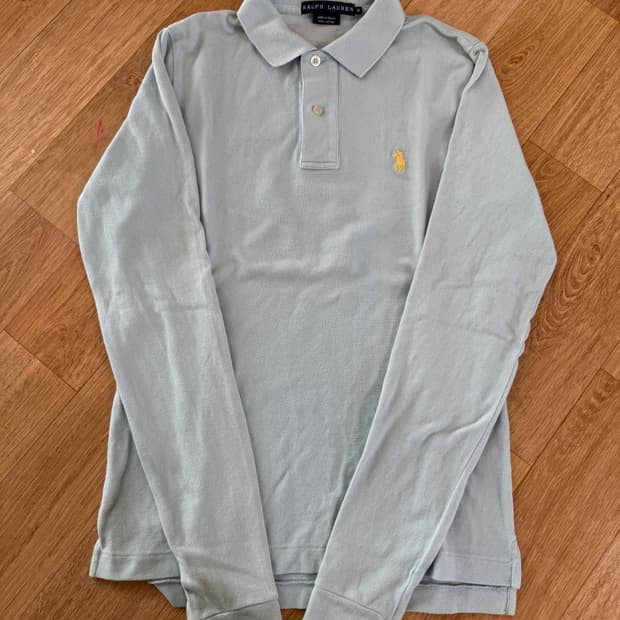 스키니 폴로 랄프로렌 여성 긴팔 카라티 M