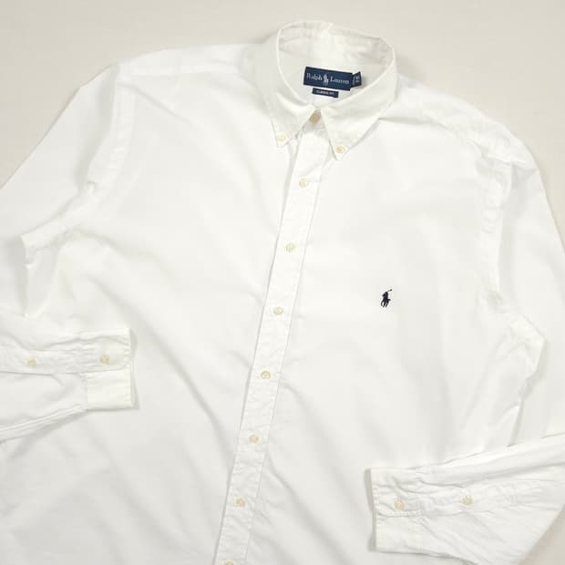 2XL(110) 폴로랄프로렌 화이트 포플린셔츠