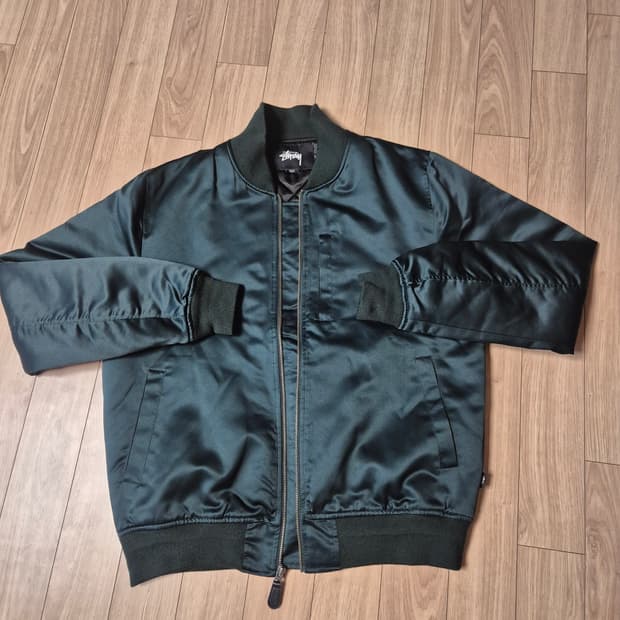 스투시 블루종 자켓 L