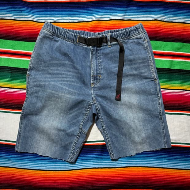 Gramicci cut off denim Half pants