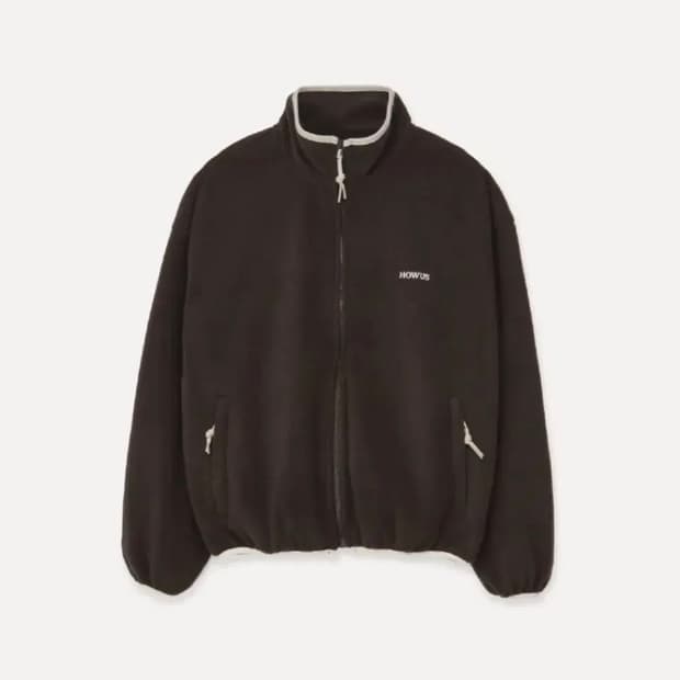 호와스 kali 플리스 집업 브라운 