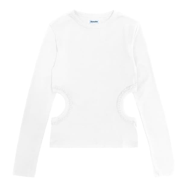 체메씨 홀 레이스 롱슬리브 HOLE LACE LONG SLEEVE