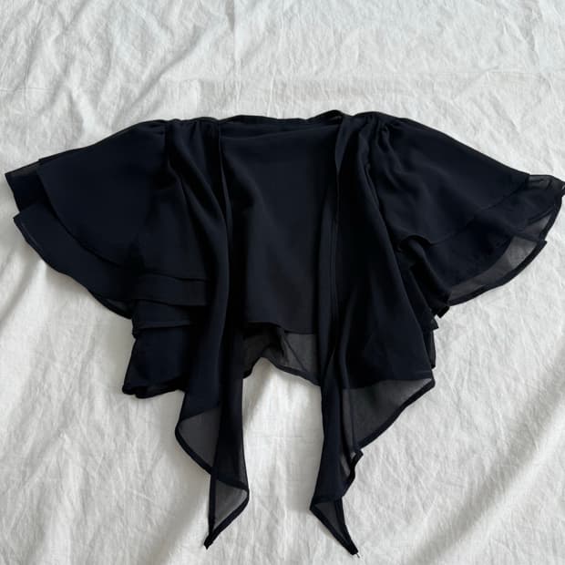 세실맥비 블랙 페어리 긱시크 러블리 볼레로