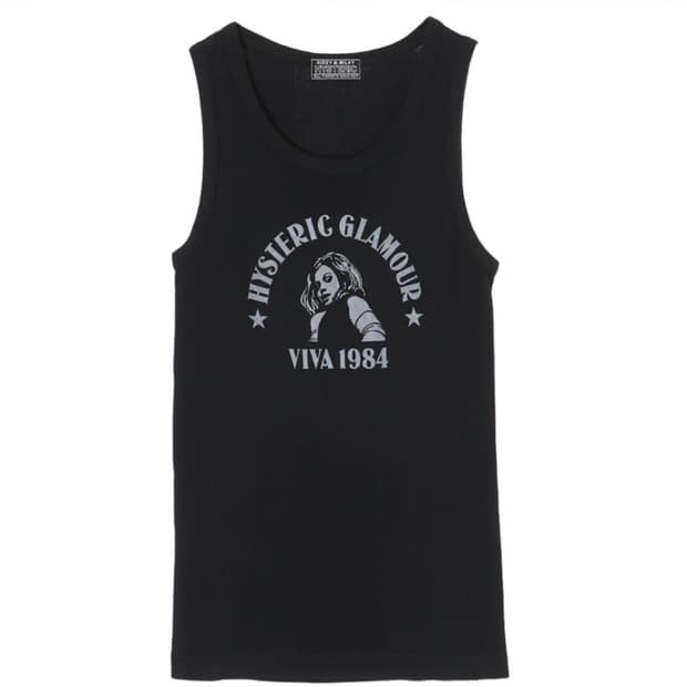 Hysteric Glamour Viva1984 Tank Top Black