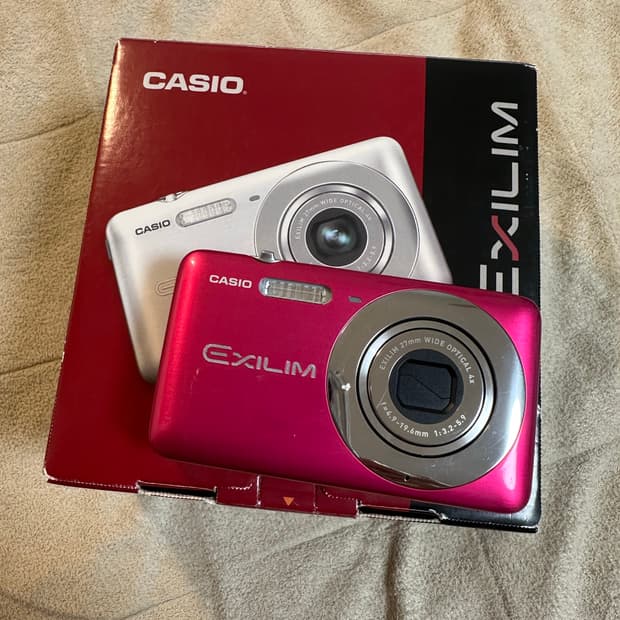 (풀박스) 카시오 엑슬림 z800 디지털카메라 디카 카메라 