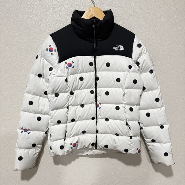 18FW 노스페이스 평창 스페셜 에디션 구스다운 패딩 화이트