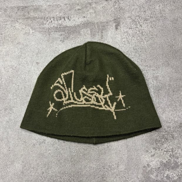 90s 스투시 비니 올리브