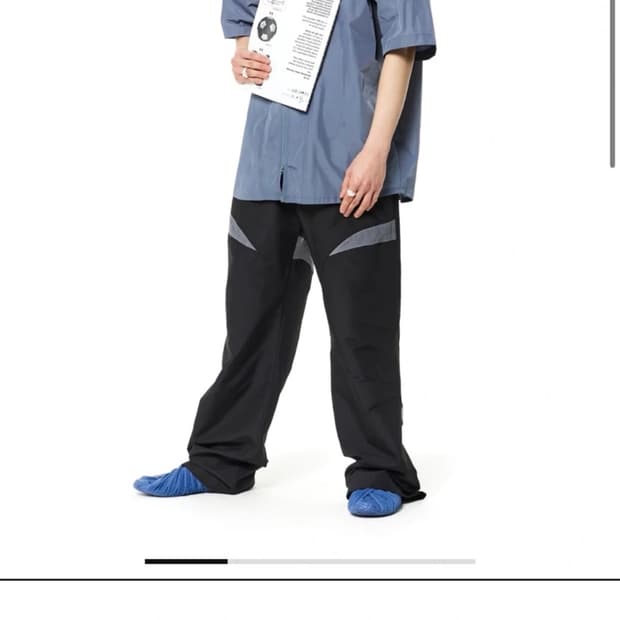 오프닝프로젝트 Half Shirt (blue grey)