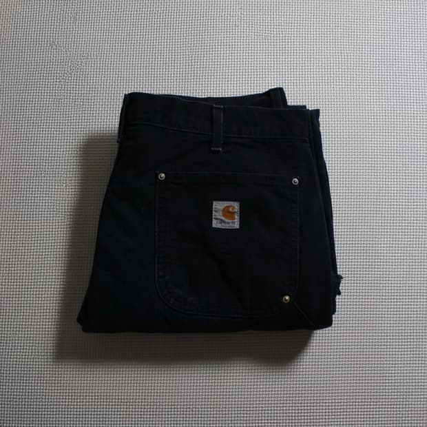 Carhartt 칼하트 B01 BLK 오리지널핏 덕 워크팬츠 