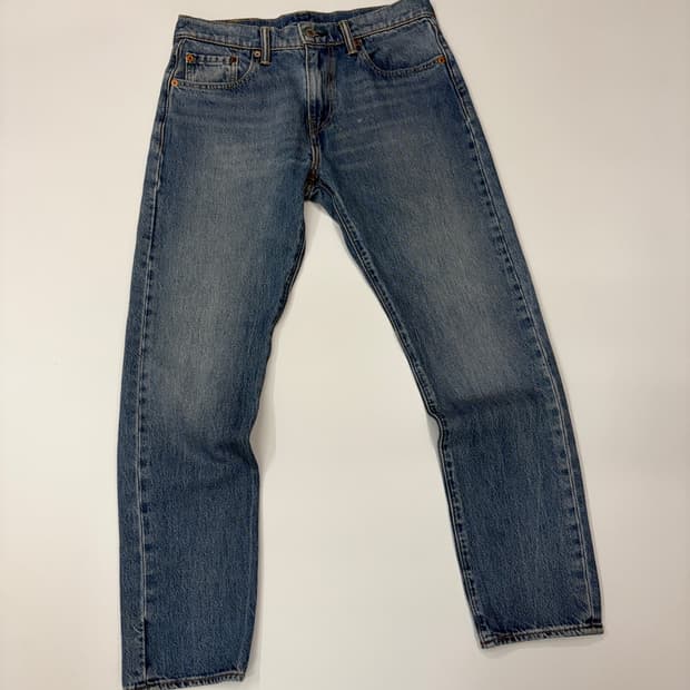 (30) LEVIS 리바이스 502 레귤러 테이퍼드 중청 데님 팬츠