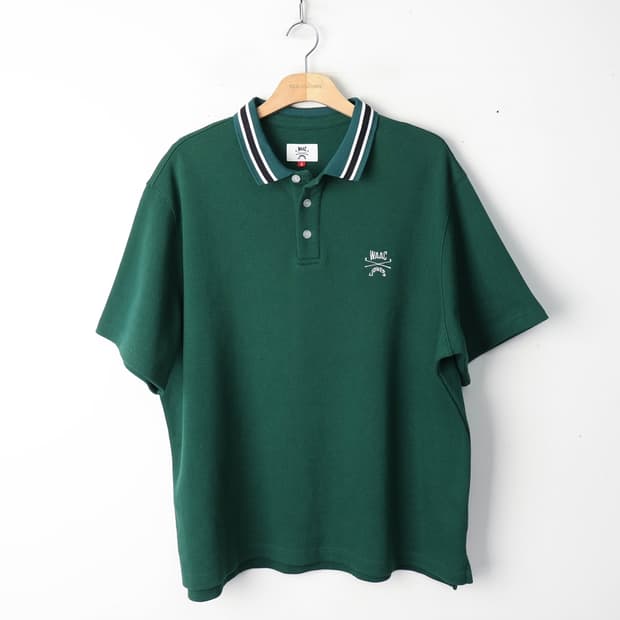 110/WAAC X JONES 카라 포인트 반팔 폴로 티셔츠
