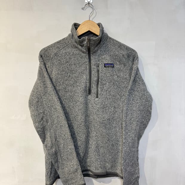 파타고니아 그레이 플리스 하프집업
