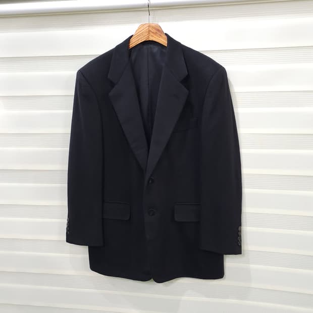 JAPAN 빈티지 캐시미어100 2버튼 블레이져 자켓- M정도