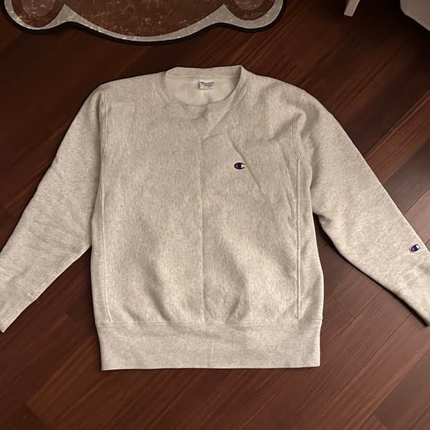 챔피온 리버스위브 맨투맨 M 그레이