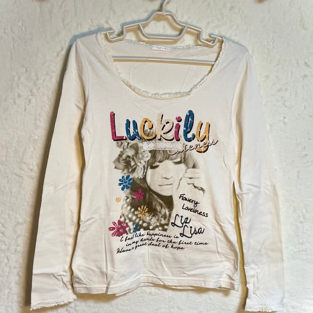 빈티지 리즈리사 롱슬리브 긴팔 티셔츠